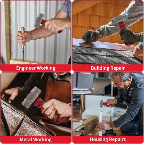 Ball Peen Hammer, 13oz Small Ball Peen Hammer, Stubby Hammer Small Hammer Tool, Hammer for Jewelry Making, Ideal for Home, Auto Repair, Carpentry and Crafting in Kuwait