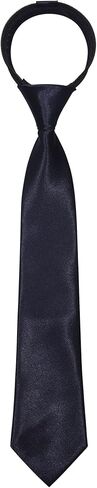 Kajeer Boys Tie Pre-tied,Kids Necktie Tie Adjustable Solid Color Zipper Tie for Formal Wedding School Graduation in Saudi Arabia