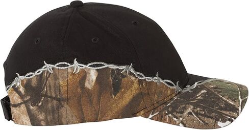 Joe's USA Mid-Profile Barbed Wire Embroidered Camo Cap - Bulk, Blank Hats in Saudi Arabia