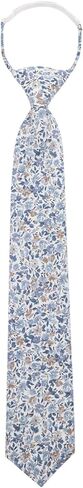 Cotton Boys Tie, Floral Ties for Boy Adjustable Pre-tied Kids Neckties for School Uniforms Wedding Party Graduation in Saudi Arabia