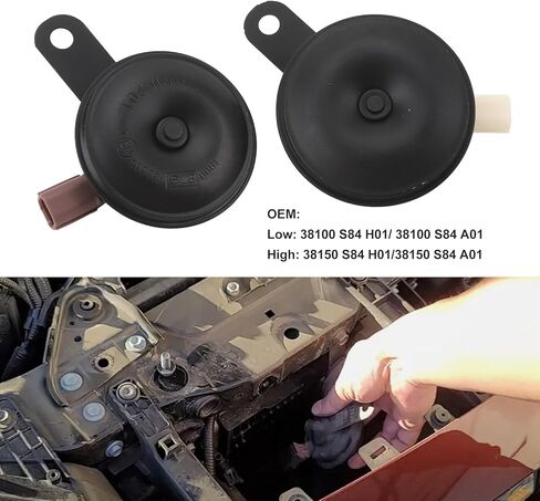 Pair of Car Horns Loud OE 38100 S84 H01 38100 S84 A01 Horn For Cars Used for 1976‑2018 2010‑2020 1973‑2015 2002‑2011 2012‑2015 in Saudi Arabia