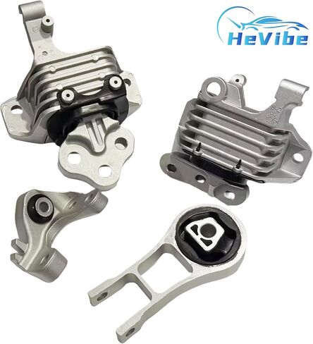 Engine Motor and Transmission Mount Set Fit for Jeep Cherokee 2014-2017 2.4L Replacement 68418876AB 68192831AF 68157441AD 68172353AD HeVibe 4PCS in Saudi Arabia