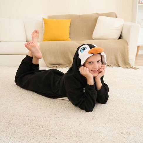 Unisex Kids Onesie Pajamas Animal Pjs One-piece Sleepwear Halloween Cosplay Costume in Saudi Arabia