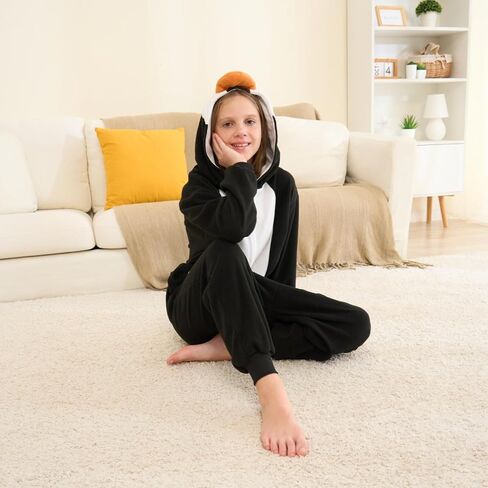 Unisex Kids Onesie Pajamas Animal Pjs One-piece Sleepwear Halloween Cosplay Costume in Saudi Arabia
