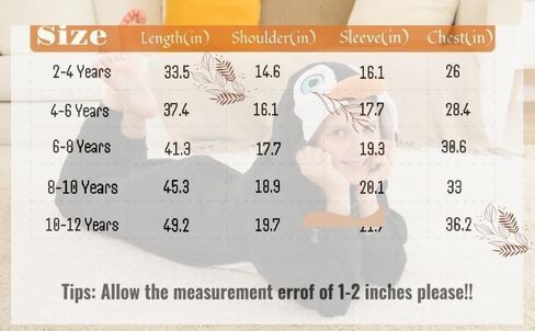 Unisex Kids Onesie Pajamas Animal Pjs One-piece Sleepwear Halloween Cosplay Costume in Saudi Arabia