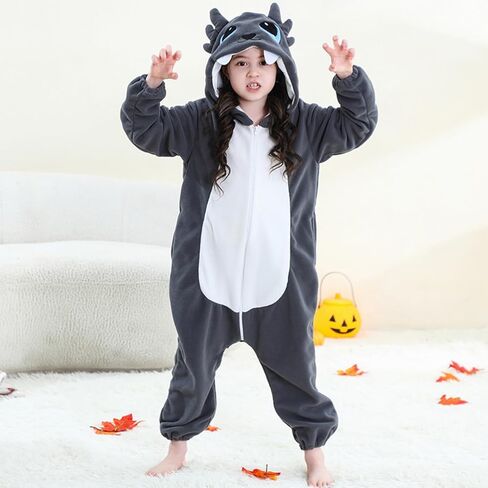 Unicorn Warrior Kids Onesie Animal One Pajamas Halloween Christmas Party Cosplay Complay Outfit Sleepwear Bemsuit in Kuwait