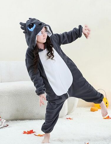 Unicorn Warrior Kids Onesie Animal One Pajamas Halloween Christmas Party Cosplay Complay Outfit Sleepwear Bemsuit in Kuwait