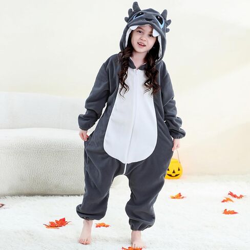 Unicorn Warrior Kids Onesie Animal One Pajamas Halloween Christmas Party Cosplay Complay Outfit Sleepwear Bemsuit in Kuwait