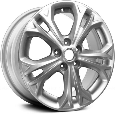 Part Synergy استبدال Double 5 -Spoke Silver 17x7.5 Allooy Factory Wheel - Reman for Ford Fusion 2012 Aluminium Silver - OE استبدال in Saudi Arabia