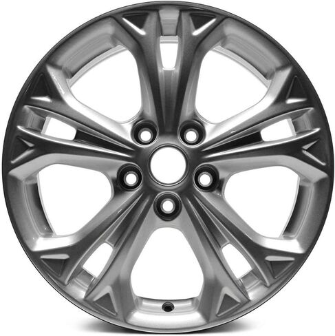 Part Synergy استبدال Double 5 -Spoke Silver 17x7.5 Allooy Factory Wheel - Reman for Ford Fusion 2012 Aluminium Silver - OE استبدال in Saudi Arabia
