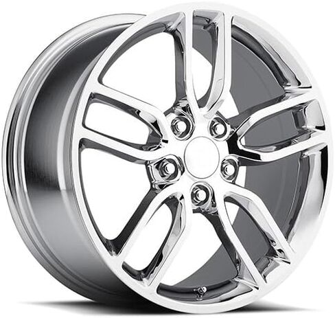 19x8.5" Size Fits FR 26 C7 Z51 for Corvette Chrome Wheel - 5x4.75" Bolt-Pattern - 56mm Offset - 70.3mm Hub-Size in Kuwait