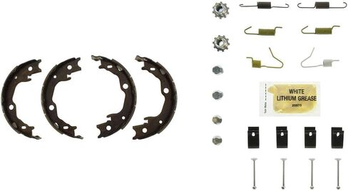Brake Shoes Rear Set - 2x Rear Parking Brake Shoe,Parking Brake,Emergency Brake Shoes Parking Brake Hardware Kit Compatible with Toyota Camry 2012-2017 Compatible with Lexus ES300h 2013-2015 in Saudi Arabia