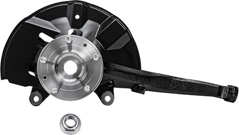 Detroit Axle - مفصل التوجيه الأمامي لـ 06-12 Ford Fusion Lincoln MKZ Zephyr Mercury Milan ، Right Defering Knuckle & Wheel Bearing Presentive 2006 2007 2008 2010 2011 2012 2012 in Kuwait