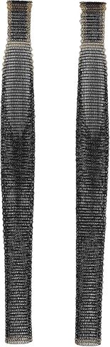 Armory Replicas™ Leg Pair Chainmail Black/Gold - Mild Steel Armor, 10/16 Ring Size, Decorative Leg Protection in Saudi Arabia