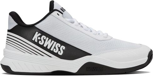 حذاء K-Swiss Men's Speedex 2 التنس (أبيض/أسود/ناعم نيون أخضر) in Kuwait