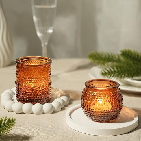 36ps Votive Candle Holders, 2x2.5inchs Gold Tea Light Candle Holders Glass for Table Centerpiece, Votives Candle Holders for Wedding, Bridal Shower and Tea Party Decorations (Gold) in Saudi Arabia