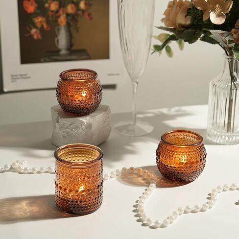 36ps Votive Candle Holders, 2x2.5inchs Gold Tea Light Candle Holders Glass for Table Centerpiece, Votives Candle Holders for Wedding, Bridal Shower and Tea Party Decorations (Gold) in Saudi Arabia