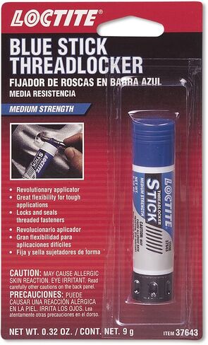 Loctite 37643-10PK Blue Medium Strength Thread Locker - 9 Grams Stick, (Pack of 10) in Saudi Arabia