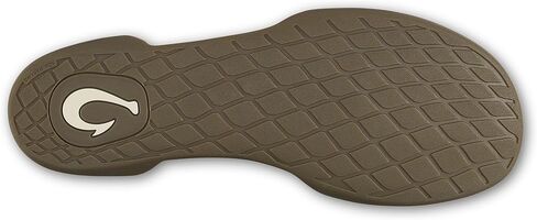 OLUKAI Moloa Hulu Men's Wool-Blend Slippers, Soft & Heathered Knit Slip On Shoes, Suede Leather Foxing, Drop-In Heel Design in Kuwait