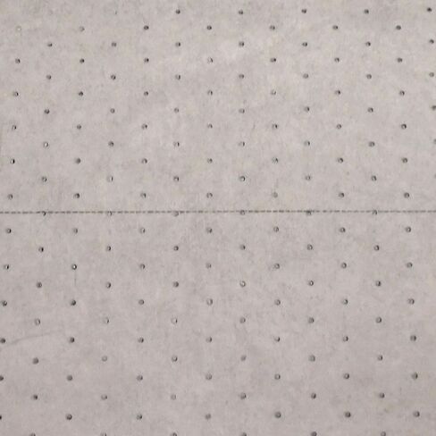 Professional Grade Universal Sorbent Pads 15" x 18" Dimpled Perforated 100 Pads for Automotive, Garage, Industrial Spills (Gray) in Saudi Arabia