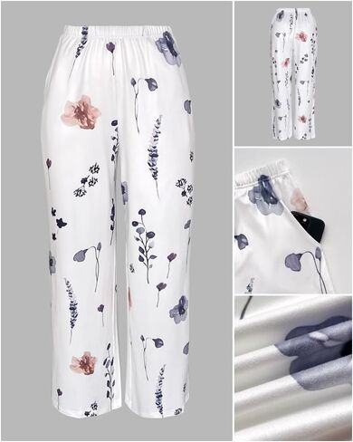 CHICME Womens Pajamas Sets 2 Piece Long Sleeve Lounge Set 2025 Loose Pants Pj Sets Loungewear with Pockets in Saudi Arabia