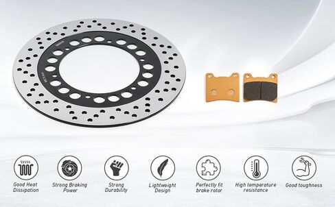 دوار الفرامل الخلفي ومنصات ل Yamaha v Star 1100 XVS1100 مخصص 2000-2008/ V-Star 1100 XVS1100A الكلاسيكية 2004-2008 in Saudi Arabia