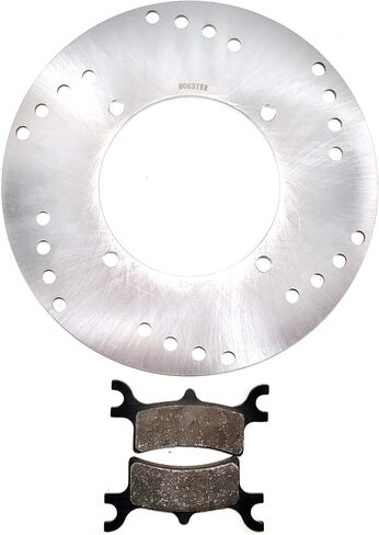 Performance Rear Brake Rotor & Pads for Polaris 5244635, Left & Right, Optimal Braking, Quality Tested, Quiet Operation, Precision Balanced, Corrosion Resistant, ATVPC in Saudi Arabia