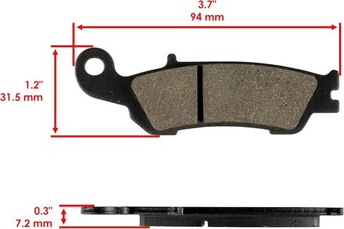 Caltric Front Brake Disc with Pads Compatible with Yamaha YZ125X 2021-2025 YZ250FX YZ250X YZ450F 2020-2025 / WR250F 2022-2025 WR450F 2021-2025 in Saudi Arabia
