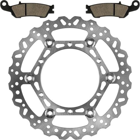 Caltric Front Brake Disc with Pads Compatible with Yamaha YZ125X 2021-2025 YZ250FX YZ250X YZ450F 2020-2025 / WR250F 2022-2025 WR450F 2021-2025 in Saudi Arabia