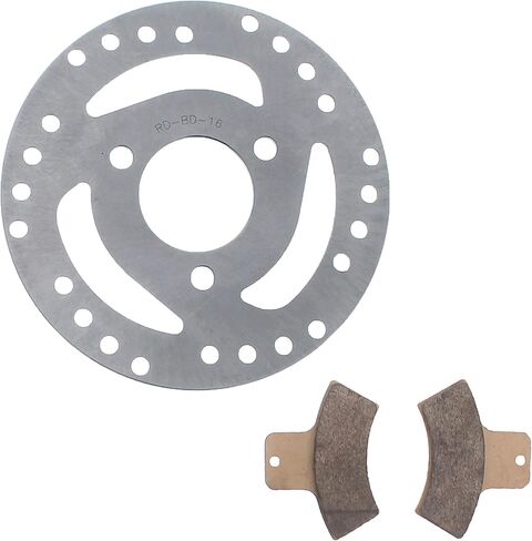 Brake Rotor and Brake Pads for Polaris Scrambler 400 4X4 1998-2000 Rear Brakes in Saudi Arabia