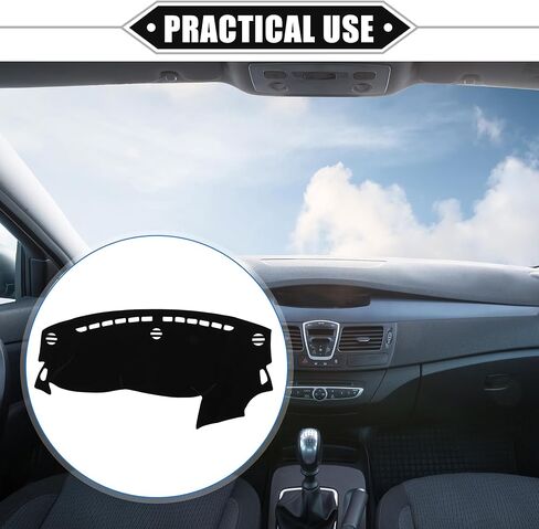 Dashboard Cover Compatible for Dodge Dart 2013-2016, Nonslip Polyester Red Dash Cover Mat Dash Board Protector Cover in Kuwait