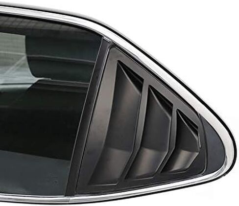 L2R لـ Toyota Camry (2018-2019) Window Window Window Air Vate Cover Decoration ABS ABS ABS 2 PCS (أسود غير لامع) in Kuwait