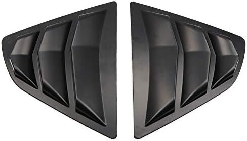 L2R لـ Toyota Camry (2018-2019) Window Window Window Air Vate Cover Decoration ABS ABS ABS 2 PCS (أسود غير لامع) in Kuwait