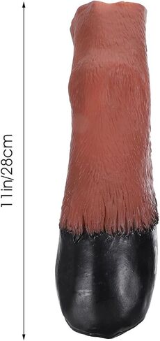 Halloween Rubber Horse Hooves Animal Glove Halloween Party Adult Costume Props (Light Brown) Party Favors in Saudi Arabia