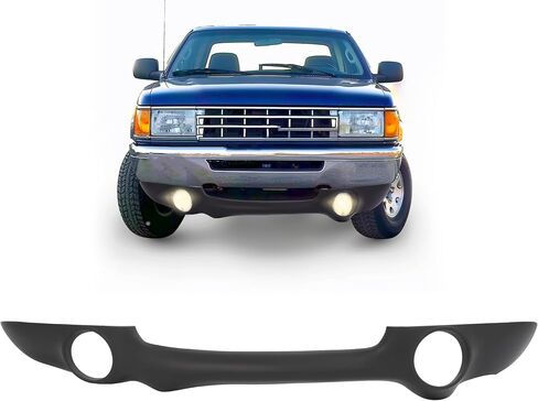 Kuafu Front Pumper Valance متوافق مع 1993 1994 1995 1996 1997 Ford Ranger ، preped ، w/fog lights roles w/o tow tow hook roles ، replace for fo1095150 ، f37z17626a frid in Saudi Arabia