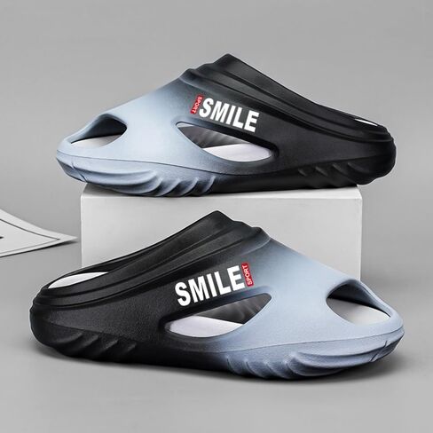 Men's Chunky - soled Clogs Garden Shoes, Lightweight Slip - On Slippers. Ideal for outdoor walking and summer beach outings. in Saudi Arabia