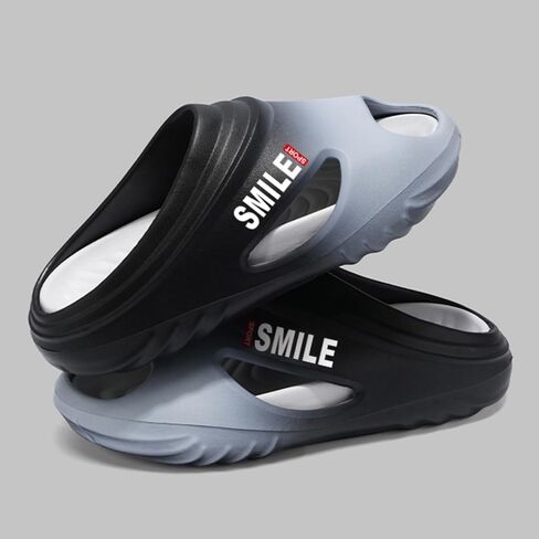 Men's Chunky - soled Clogs Garden Shoes, Lightweight Slip - On Slippers. Ideal for outdoor walking and summer beach outings. in Saudi Arabia