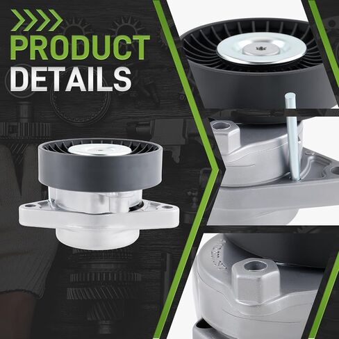 1122000970 Belt Tensioner with Idler Pulley Drive Belt 0002020019 0119979792 Compatible with M-ercedes C240 C280 C320 CL500 CLK320 CLK500 E320 G500 G500 ML55 SL500 SLK55 AMG in Saudi Arabia