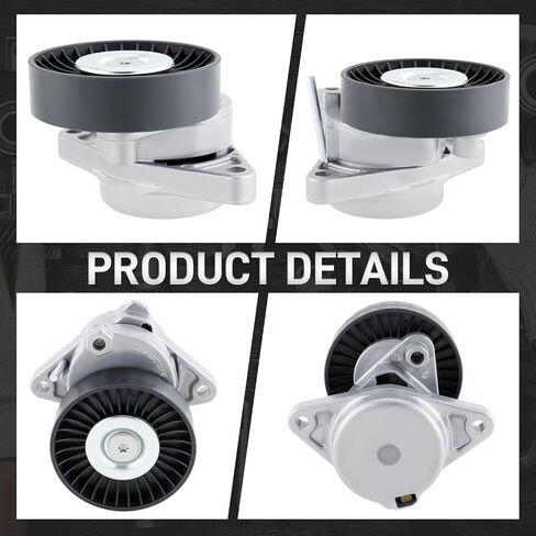 1122000970 Belt Tensioner with Idler Pulley Drive Belt 0002020019 0119979792 Compatible with M-ercedes C240 C280 C320 CL500 CLK320 CLK500 E320 G500 G500 ML55 SL500 SLK55 AMG in Saudi Arabia