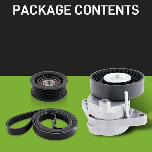 1122000970 Belt Tensioner with Idler Pulley Drive Belt 0002020019 0119979792 Compatible with M-ercedes C240 C280 C320 CL500 CLK320 CLK500 E320 G500 G500 ML55 SL500 SLK55 AMG in Saudi Arabia