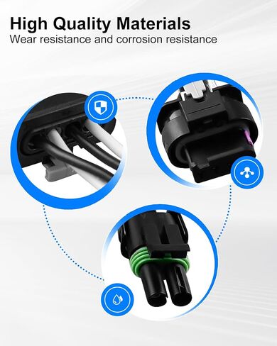 ULZOZN Fog Light Wire Harness Fit for Harley Davidson CVO 2023.5-Later Street Glide CVO/ST Road Glide 2024, Wiring Harness Fit for Baja s1/S2/Squadron Pro/Sport, Universal in Saudi Arabia