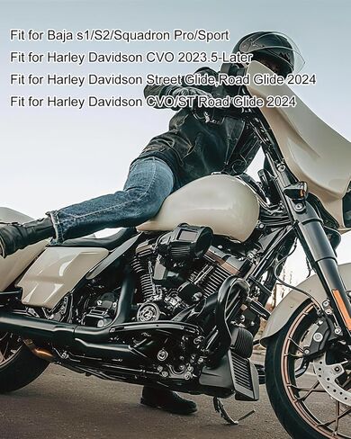 ULZOZN Fog Light Wire Harness Fit for Harley Davidson CVO 2023.5-Later Street Glide CVO/ST Road Glide 2024, Wiring Harness Fit for Baja s1/S2/Squadron Pro/Sport, Universal in Saudi Arabia