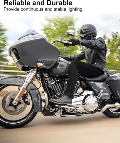 ULZOZN Fog Light Wire Harness Fit for Harley Davidson CVO 2023.5-Later Street Glide CVO/ST Road Glide 2024, Wiring Harness Fit for Baja s1/S2/Squadron Pro/Sport, Universal in Saudi Arabia
