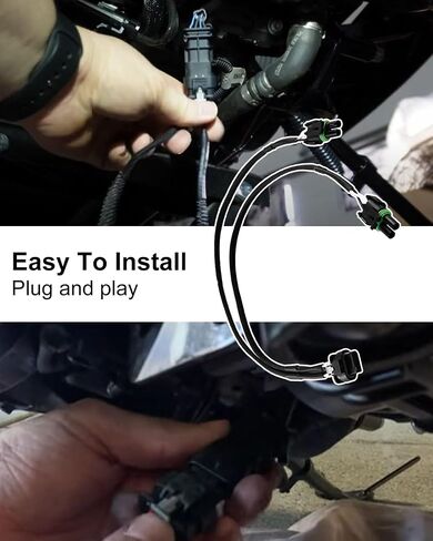 ULZOZN Fog Light Wire Harness Fit for Harley Davidson CVO 2023.5-Later Street Glide CVO/ST Road Glide 2024, Wiring Harness Fit for Baja s1/S2/Squadron Pro/Sport, Universal in Saudi Arabia