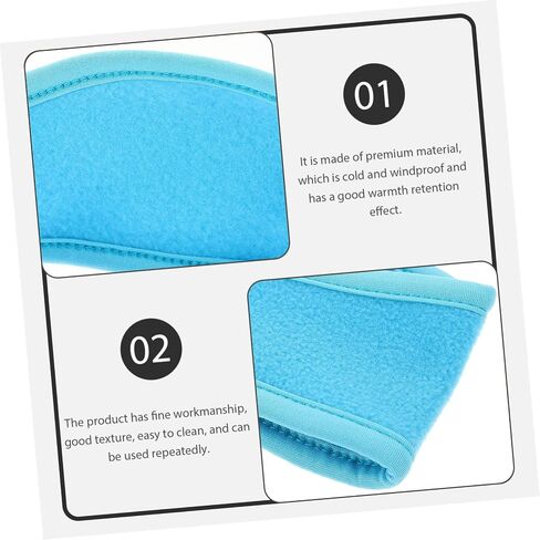 Popetpop 2pcs Boy Girl Warm Sports Haptonds Earnproof Ear للأنشطة في الهواء الطلق تمتد ومريحة لتشغيل التزلج وركوب الدراجات in Saudi Arabia