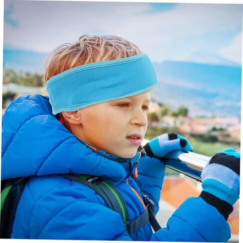 Popetpop 2pcs Boy Girl Warm Sports Haptonds Earnproof Ear للأنشطة في الهواء الطلق تمتد ومريحة لتشغيل التزلج وركوب الدراجات in Saudi Arabia