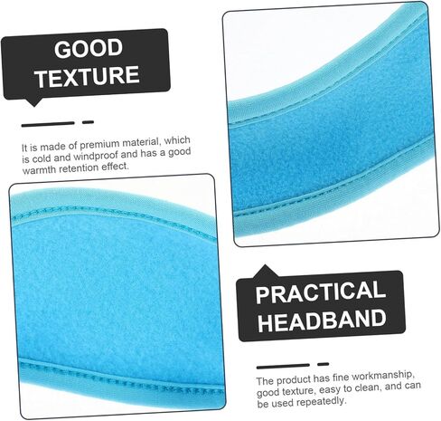 Popetpop 2pcs Boy Girl Warm Sports Haptonds Earnproof Ear للأنشطة في الهواء الطلق تمتد ومريحة لتشغيل التزلج وركوب الدراجات in Saudi Arabia