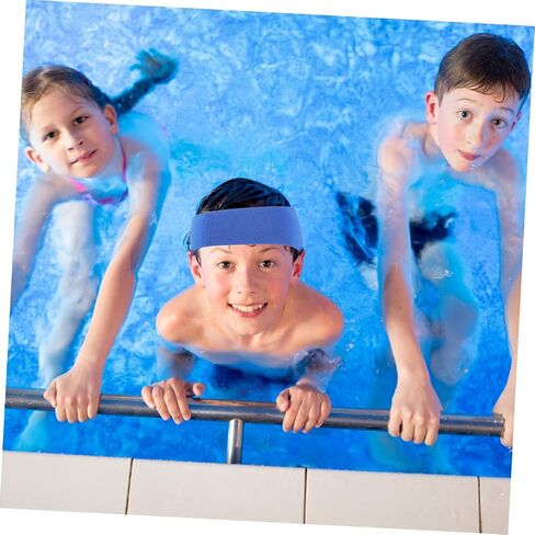 Totority 4pcs Swim Headbands for Ear Colored Diving Yoga Sports Headbands for Adults Boys and Girls Comfortable Elastic Hair Bands in Saudi Arabia