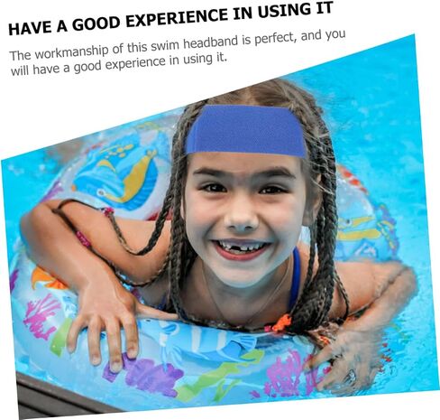 Totority 4pcs Swim Headbands for Ear Colored Diving Yoga Sports Headbands for Adults Boys and Girls Comfortable Elastic Hair Bands in Saudi Arabia