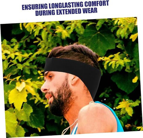 2pcs Waterproof Ear Protection Headbands for Swimming Adjustable Swim Ear Guards Soft Silicone Swimming Accessories for Adults and Boys and Girls in Saudi Arabia